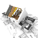blueprint of model home