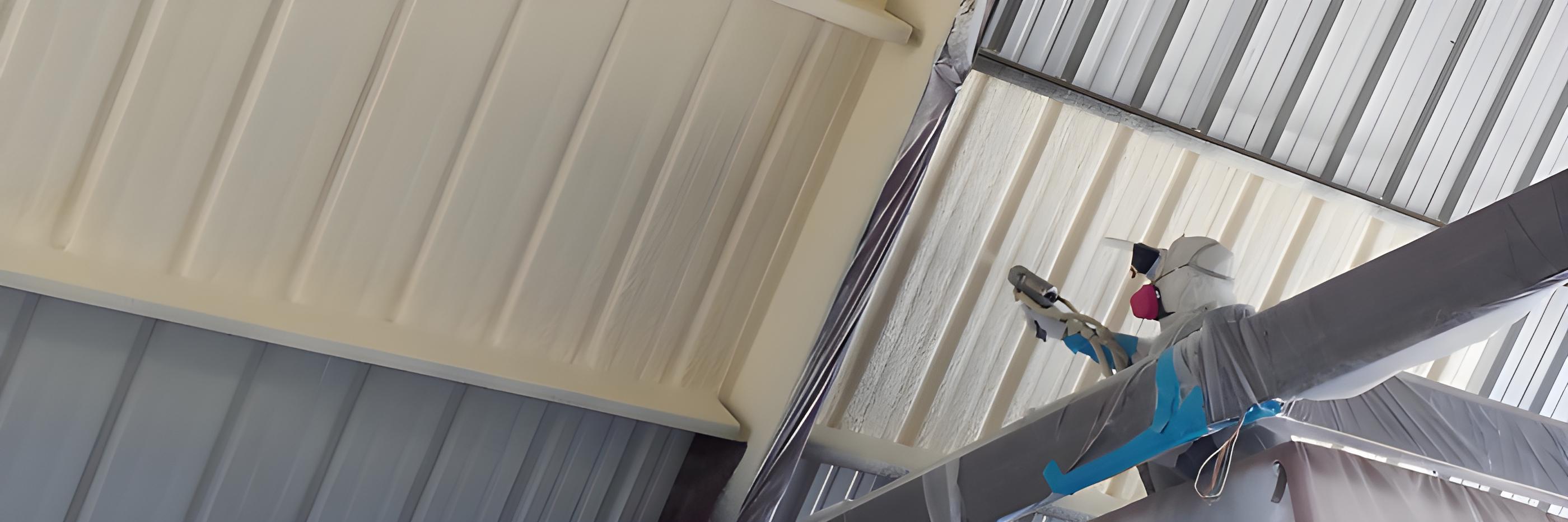 Commercial spray foam application